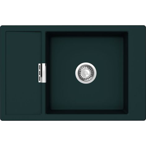 Schock Einbauspüle Cristadur Mono D-100 XS A mit Holzschneidbrett Ivy IVY Exzenterbedienung (1/3)