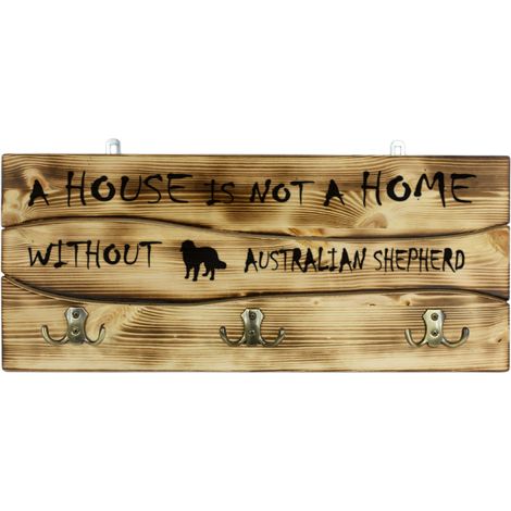 Australian Shepherd, Aussie - gruccia con cane, espositore per medaglie, decorazione per la casa di Art-Dog (1/5)