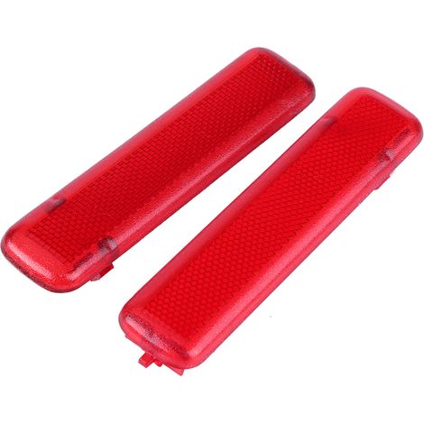 Jeu de 2 Plaques de Garniture de Porte Arrière Réfléchissantes Gauche et Droite pour Chevy GMC 15183155 15183156 (1/5)