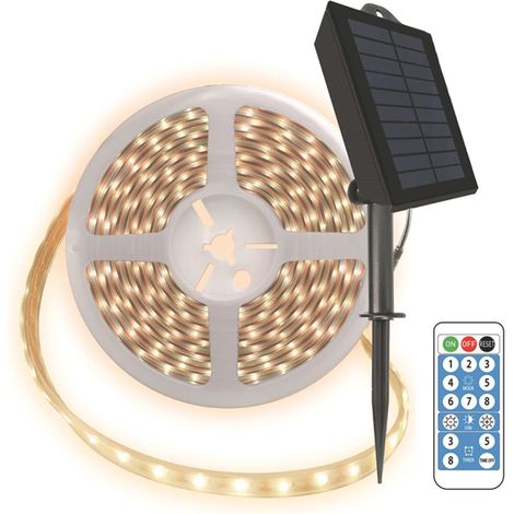 Suprema STRISCIA LED SOLARE, 2,5 watt, 60 led/mt, mt. 5 , luce calda (1/3)