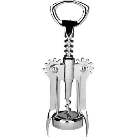 Tire-bouchon - Acier Inoxydable - Manuel Rétro Pour Vin - Usage Bar Restaurant Cuisine - 1 Pièce (1/4)