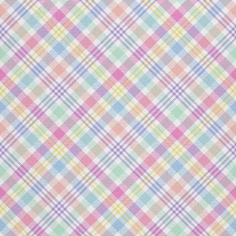 Telas decorativas para exteriores Oxford - estampado a cuadros en tonos pastel (1/5)