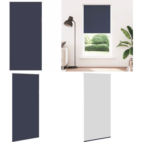 vidaXL Verdunkelungsrollo Marineblau 90x210cm Stoffbreite 85,7 cm (1/5)