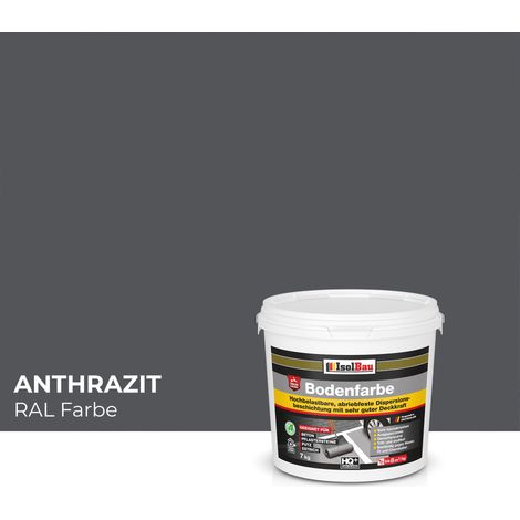 Peinture routière IsolBau pour béton, couleur anthracite, 7 kg (1/5)