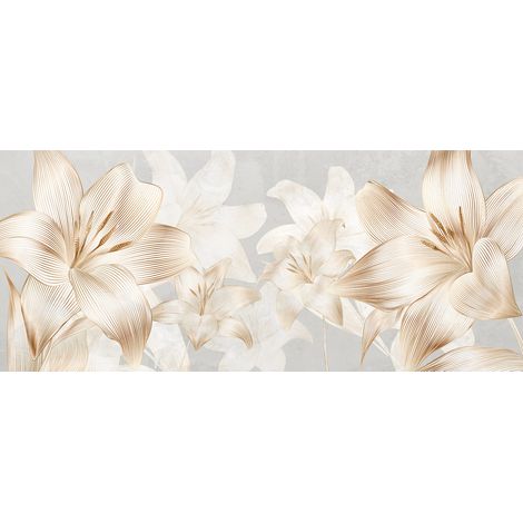 Papier peint panoramique - Fleurs - 390 cm x 165 cm (1/2)