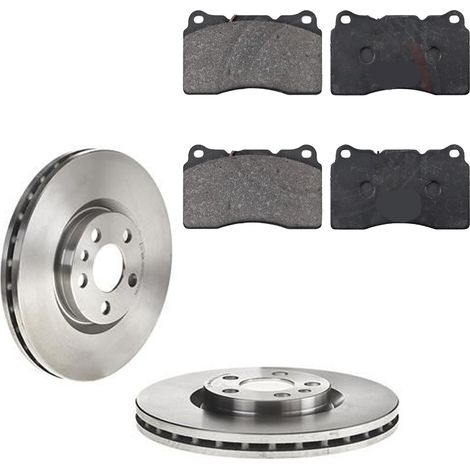 KIT FRENI ANTERIORI compatibile con CITROEN C8 (EA,EB) - DISCHI + PASTIGLIE OEM: FDB1545 / 17406 /SOSTITUZIONE DIRETTA/BASSA POLVERE/SILENZIOSO (1/5)