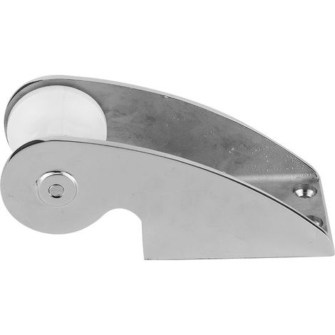 Support de bateau en acier inoxydable avec roue en caoutchouc, support de levage avant, rouleau de proue, fixation marine robuste pour remorque ou quai (1/5)