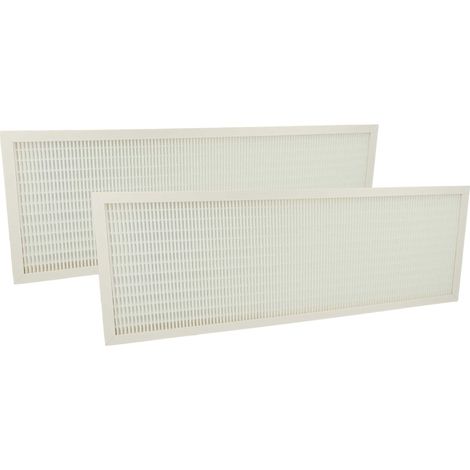 vhbw 2x Luftfilter F7 kompatibel mit Viessmann H32S B400, H32S B300, H22S A300, 7571124 Lüfter, Badlüfter, Ventilator, Lüftungsgerät (2x Zuluftfilter)