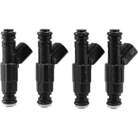 Jeu de 4 injecteurs de carburant 0280150969 compatibles avec Ford Focus/Fiesta/Mondeo, Mazda et Volvo - Pièces de rechange directes (1/5)