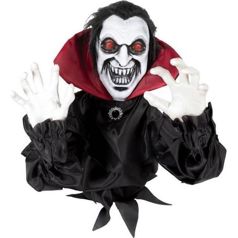 Automate Halloween Vampire bondissant - PTIT CLOWN - 24093 - Déco Animée - 40 cm - Multicolore (1/3)