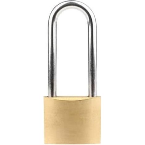 Cadenas en Laiton 30 mm Universel avec 3 Clés, Anse Longue/Courte pour Casiers, Sport, École, Jardin et Clôtures (1/5)