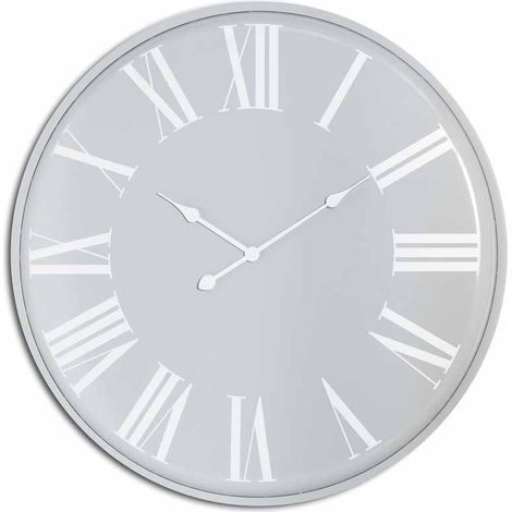 Rothay Large Wall Clock - Metal - L5 x W80 x H80 cm - Grey
