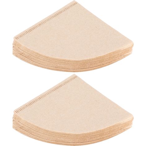 80 Einweg-Kegelpapierfilter für Filterkaffeemaschinen, ideales Zubehör für Zuhause und Büro (VO2 für 14 Personen) (1/5)