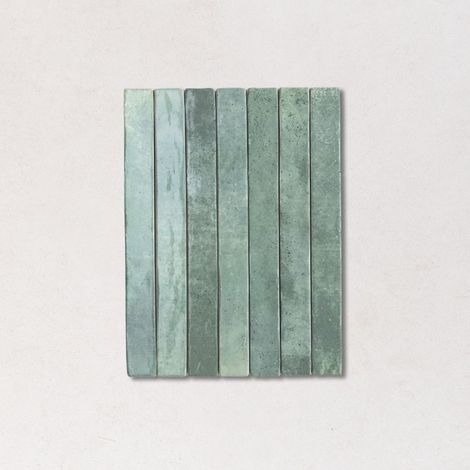 Carrelage Effet Zellige Vert SAVOIR FAIRE Mint 4,8x45cm (1/2)