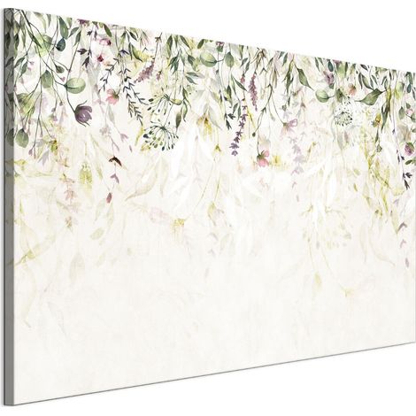 Cuadro sobre lienzo italiano de 90 x 60 cm - estilo moderno - flores Cuadro sobre lienzo italiano de 120 x 80 cm - estilo moderno - flores