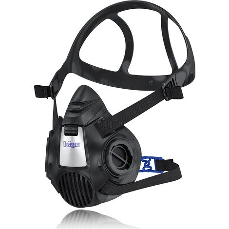 Dräger X-plore 3500 Masque de Protection respiratoire réutilisable Demi-Masque en Taille M, sans filtres (1/8)