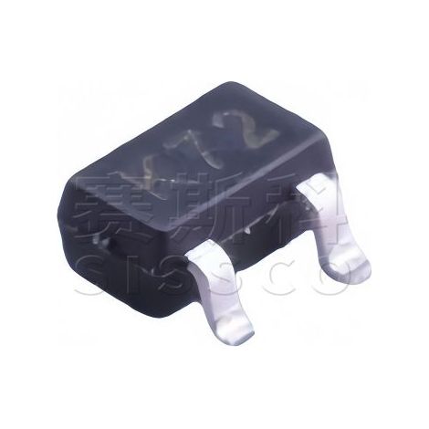 Changdian 2N7002DW SOT363 60V 0.1A MOS-Transistor-Feldeffektschalter-Mikroelektronik-Bauteil-Chip, 5 Einheiten montiert und ausgeliefert.