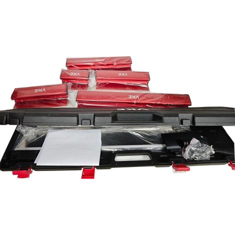 Flächenspachtel 23-teiliges Set ergonomischer Griff Teleskopstange