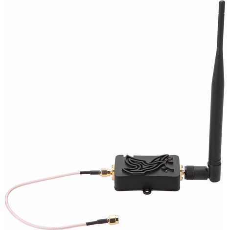Router amplificatore wireless 4W 4000MW 802.11B/g/N WIFI 2.4GHz Router amplificatore ripetitore di segnale WLAN Zigbee BT con antenna TDD (1/5)
