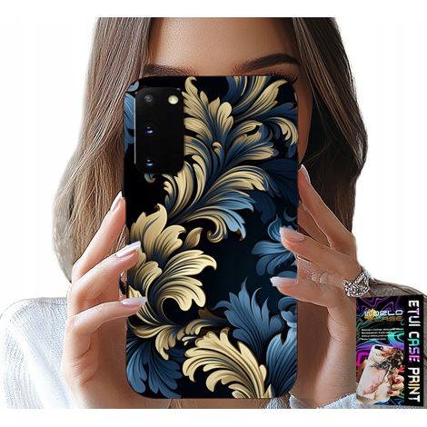 Custodia per Samsung Galaxy S20 - elegante custodia con motivi dorati alla moda (1/5)