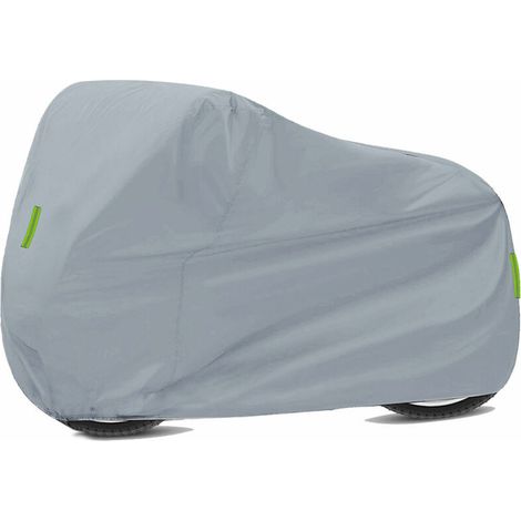 Green Mobility-Housse de moto universelle en tissu Oxford quatre saisons impermeable, antipoussiere et solaire,taille L argentee taille L argentee (1/5)