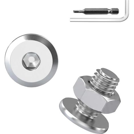 100 Pièces Vis à Tête Plate M4 x 16 mm Inox 304 A2 (1/5)