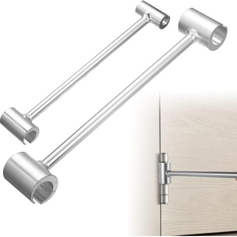 2-teiliges Türscharnier-Einstellschlüsselset, Türscharnier-Einstellwerkzeuge, Türscharnier-Reparaturwerkzeuge, Türscharnier-Einstellwerkzeuge (14-19 mm, 23-25 mm). (1/4)