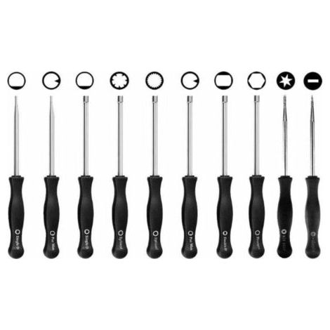 Lot de 10 Outil de réglage du carburateur, Tournevis pour Carburateur Nettoyage Moteur Réparation Convient à La Plupart des Moteurs de 2 Cycles (1/5)