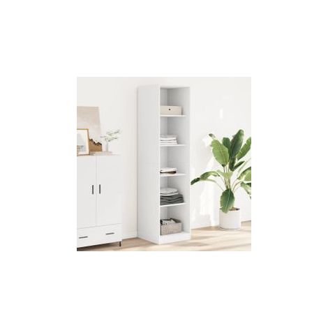 Garde-robe Blanc 50x50x200 Bois d'ingénierie