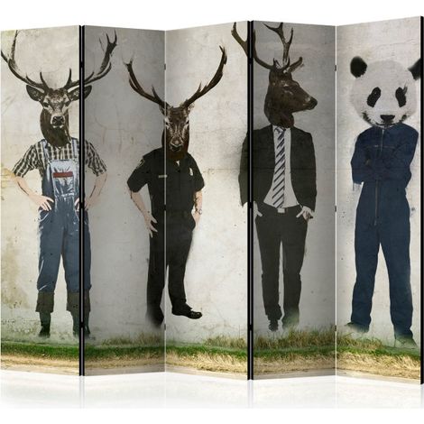 Paravent 5 Volets "Man Or Animal" 172x225cm (1/2)