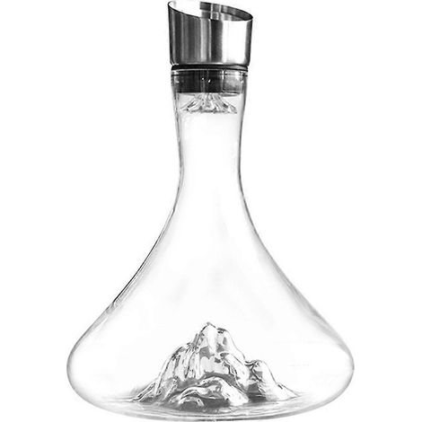 Carafe à vin avec carafe - Cristal sans plomb soufflé à la main - (1/5)