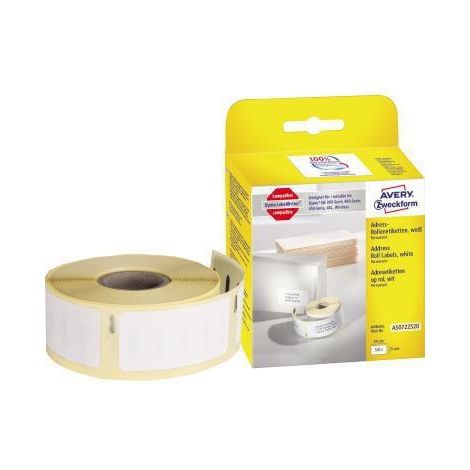 Avery Zweckform Etikett AS0722520 54x25mm 500 St./Rl. (1/5)