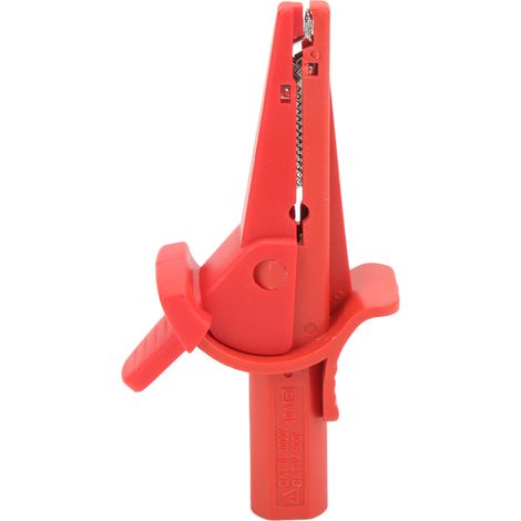 Isolierte Stromprüfklemme mit 20 mm Öffnungsweite und 4-mm-Bananenstecker für Kfz- und LKW-Elektroprojekte (Rot) (1/5)