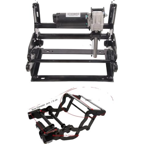 Repose-jambes de siège auto, longueur réglable de 16 à 24 pouces, construction en acier et en mousse, mécanisme de type tige de poussée, compatible avec les camping-cars, base antidérapante (1/5)