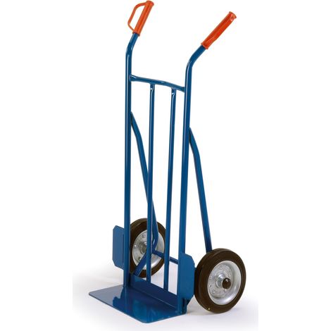 Rollcart ESD-Sackkarre -960- mit 400mm Schaufelbreite und 250kg Tragkraft Vollgummi