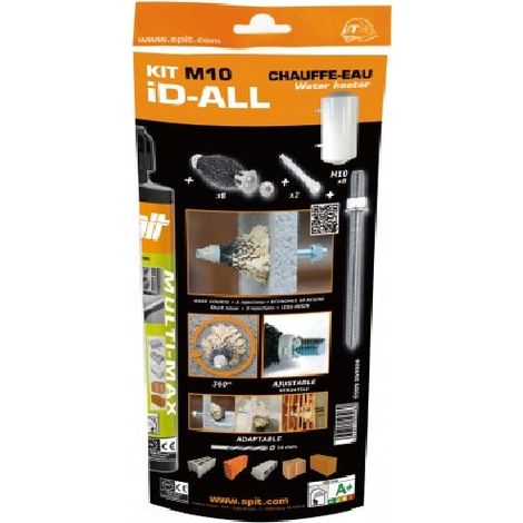 Spit – Kit de scellement chimique 280 ml – Résine haute qualité pour béton et métal – Température de séchage -5°C à 40°C – Applications variées