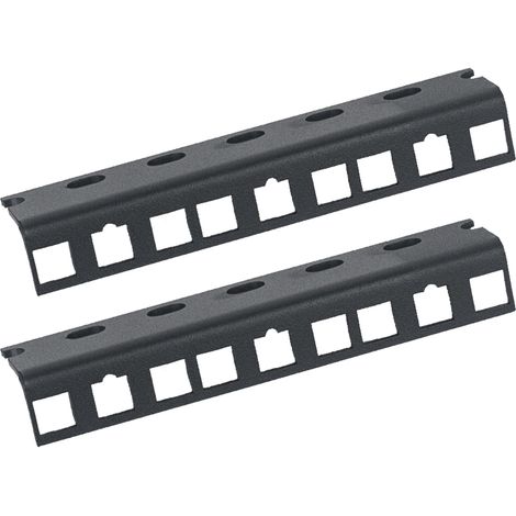 HMF 66803-02 Rackschiene für Serverschrank, 3U, 10 Zoll, Schwarz (1/3)