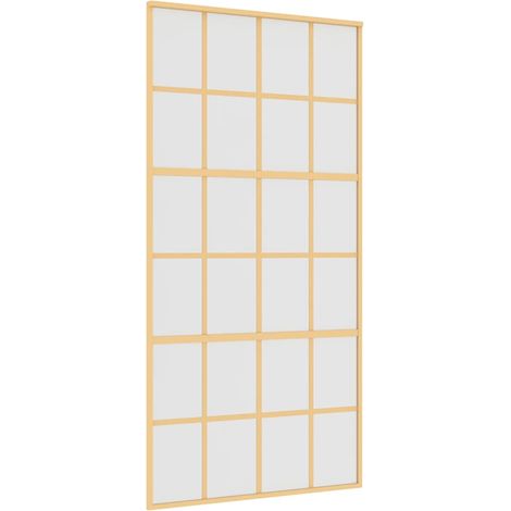 Maison Exclusive - Schiebetür Golden 102,5x205 cm Matt ESG-Glas u