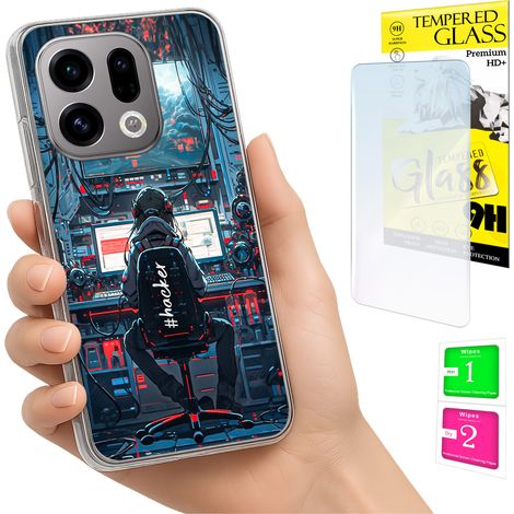 Schutzhülle für Oppo Find X9: Foto-Cover, Rückseite + 9H-Glas (1/5)