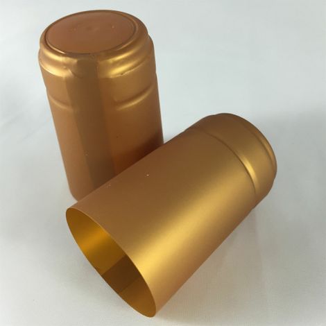 Capsules re'tractables   33 x 55 mm couleur or 100 pcs protection des bouchons de lie'ge contre la moisissure et le ver du bois bouteille de vin mousseux