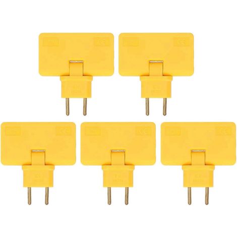5-teiliges Steckdosen-Konverter-Set, kabellos, 180-Grad-Verlängerung, 1 auf 3 Adapter, 110 V