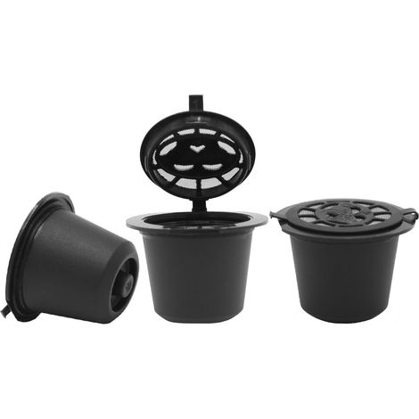 RHG Beito 6 pièces filtre à Capsule de café dosette de Capsule de café réutilisable pour Machines à café café rechargeable (1/5)