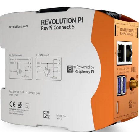Revolution Pi by Kunbus RevPi Connect 5 100417 API - Module d'extension 24 V/DC (1/2)