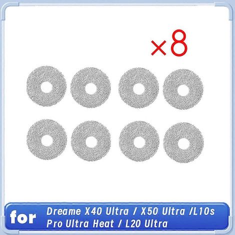 Pour X40 Ultra/X50 Ultra/L10s Pro Ultra Heat/L20 Rag Robot Aspirateur pièce détachée 8Pcs (1/5)