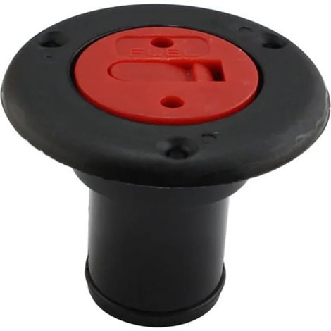 Remplisseur de Pont en Plastique ABS Blanc et Noir, 1 pièce, Prise de Carburant 38mm, matériel de Yacht de Bateau Marin, Remplissage de Pont de Carburant(Black) (1/5)