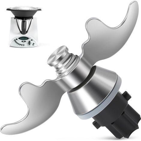 1 Couteau Mélangeur Acier Inoxydable Double Lame Pour Vorwerk Thermomix TM31 Préparation Pâte (1/5)
