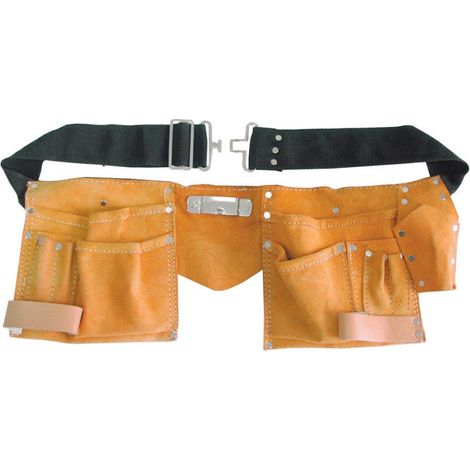 ceinture porte-outils mega 52011 cuir 11 poches réglable
