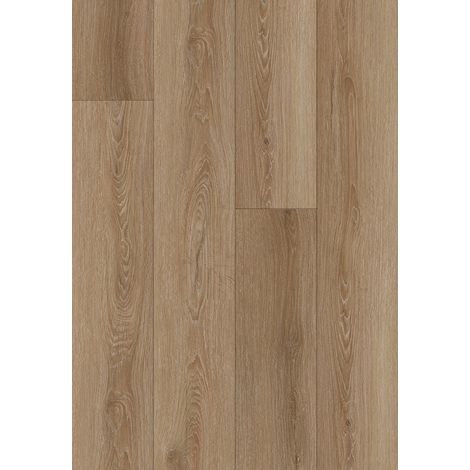Mexen Sioux Falls échantillon de panneaux vinyles 1240 x 182 mm SPC 6,5 mm, sous-couche IXPE 1,5 mm, 4 V-Fuga, Chêne - F1124-S (1/2)