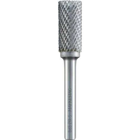 Fraise cylindrique -Forme A- de 6 mm (ZYA-S) avec denture frontale Alpen 778606106100 Carbure Diam. (1/2)