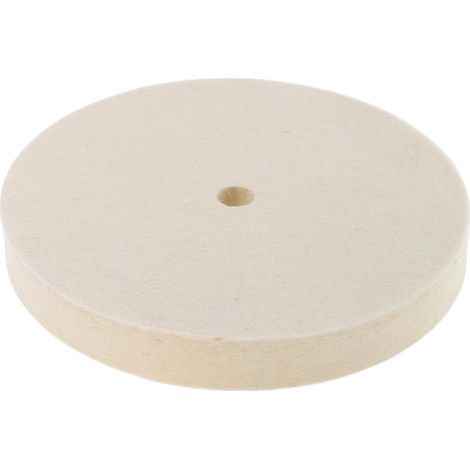 Kit de Polissage Tampons de Polissage en Laine Blanche pour Outil Rotatif Diamètre 150mm, Trou de 12mm, pour Métal et Surfaces Variées en Usage Professionnel ou Personnel (1/5)